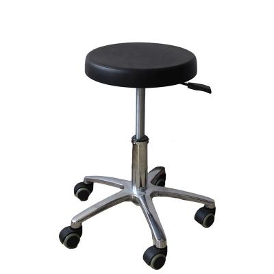 China Modern Adjustable Height PU Stool Lab Chair , Lab Stool Chairs With Aluminum Footrest Bracket for sale