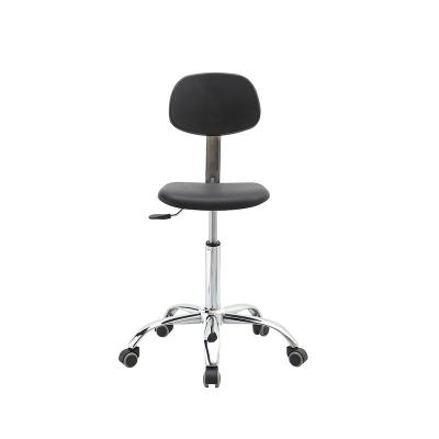 China Wholesale Modern Lab Stool Stainless Steel Rolling Swivel Lab Stool Office Working Drafting Stool for sale