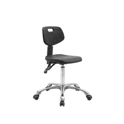 China Modern Height Stool Lab Chair Manual Adjustable Lab Stool Round With Wheels for sale