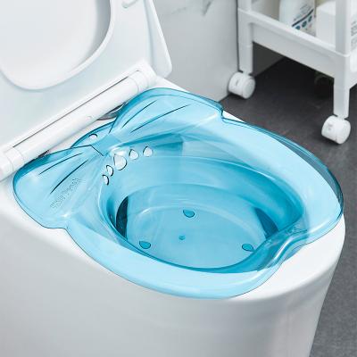 China PET Sitz Bath for Toilet Seat for Rinse and Soak to Soothe Postpartum Vaginal Anal Fissure Yoni Steam Hemorrhoid for sale