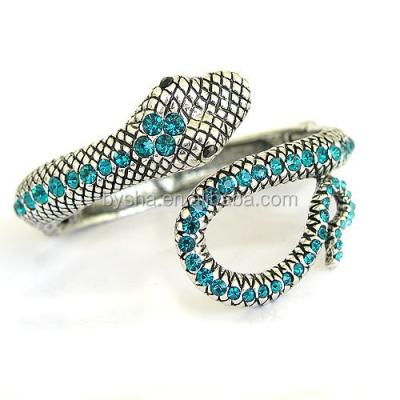 China Novelty Design Stainless Steel Adjustable Silver Snake Shape Rings Men for sale