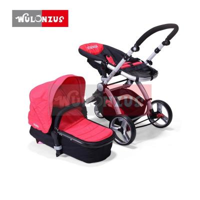 China Baby Stroller High Landscape Canvas European Standard Luxury Baby Stroller for sale