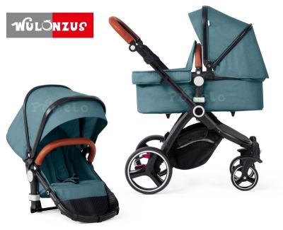 China AS/NZS 2088 polyester baby stroller and EN1888 2018 2in1 luxury high landscape for sale