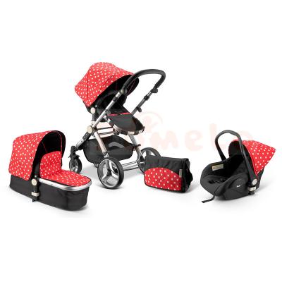 China Hot Sale New Model Polyester 3 in 1 Travel Luxury Baby Stroller for 0-3Year for sale