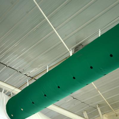 China Industrial Special Design Supermarket Warehouse Food Industry Using Flame Retardant Fabric Air Ventilation Column With Holes Or Jets for sale