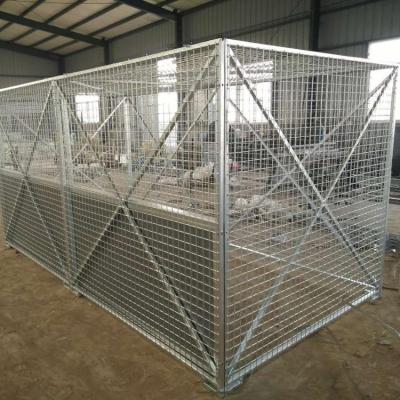 China stock good quality hot dipped galvanized dog run fence panel with discount price for sale