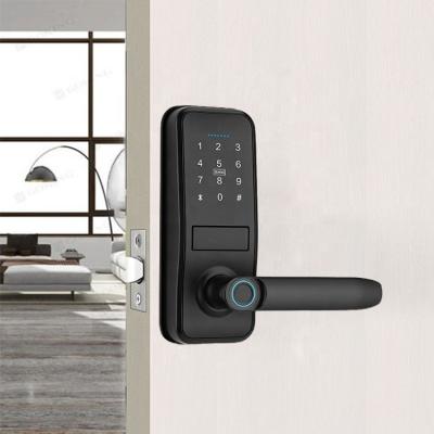 China Hotel Apartments Office Pulido Digital Home Biometric Fingerprint Door Lock, Tuya Home Electronic Electric APP Wifi Smart Lock for sale