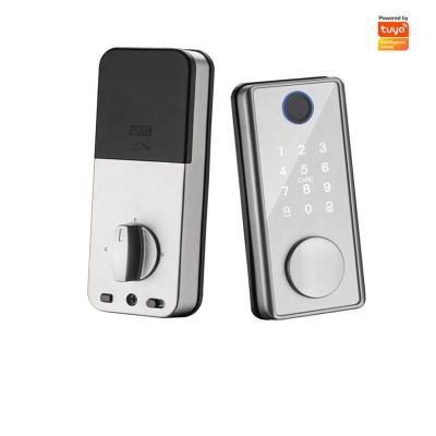 China Home Hotel Apartments Office Pulido Tuya WIFI BLE Keys Fingerprint Wooden Door Smart Locks Smart Digital Fingerprint Sliding Door Glass Door Lock for sale