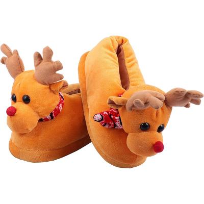 China Cushioning Fleece Slip-On Shoes Women's Cartoon Winter Slippers Plush Non-Slip Home Indoor Warm Soft Comfortable Booties for sale