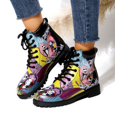 China Deodorization China Manufacturer-Supplier Price Halloween Fashion Martens Women Martin Boots In Stock for sale