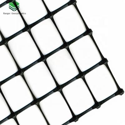 China 2020 industrial best selling biaxial plastic geogrid of high strength HDPE for soil reinforcement en venta