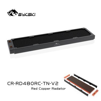 China Computer Bykski CR-RD480RC-TN-V2 RC Series High Performance Red Copper Radiator for sale