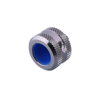 China copper & Bykski B-FTHTJ-L14 Aluminum Anti Flaking Hard Tube Quick Tightening 14mm Diamond Pattern Computer High Quality Water Cooling for sale