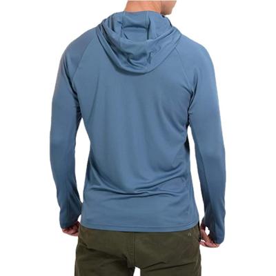 China QUICK DRY Long Sleeve Hoodie Fishing Breathable Eco-Friendly Shirt With Thumb Notch for sale