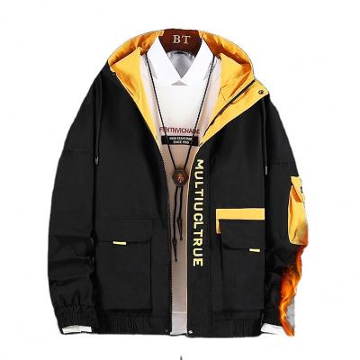 China Waterproof Anorak Jacket Mens Custom Zipper Hooded Winter Coat Jacket for sale