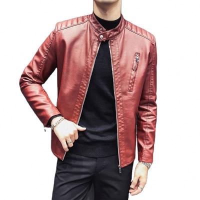 China Big Leather Motorcycle Leather Jacket Winter Anorak Men's Clothing Waterproof Men's Clothing for sale