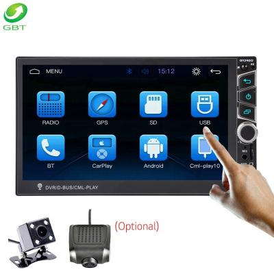 China Android 8.1android multimedia player mirrorlink USB FM BT din BT AUX GPS GBT universal gps. car stereo android 2 for sale