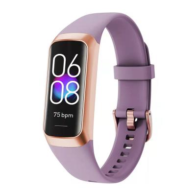 China New 1.1 Inch AMOLED Touch Screen Fitness Tracker 3ATM Waterproof 25 Sports Modes Smart Band for sale