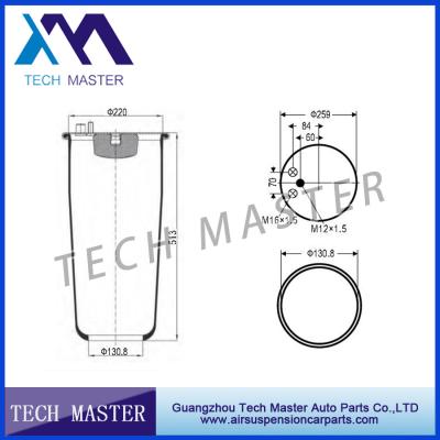 China El paseo del aire del camión del sistema de suspensión salta PARA el HOMBRE 81.43601.0151/Contitech 4882N1P01 en venta