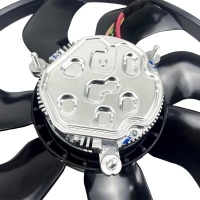 China Steel Aluminum Radiator Cooling Fan Motor For NEW VW SHARAN 7N Engine for sale