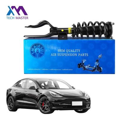 China Tesla Model Y Car Rear Shock Absorber Steel Aluminum And Rubber Materials For Smooth Ride for sale