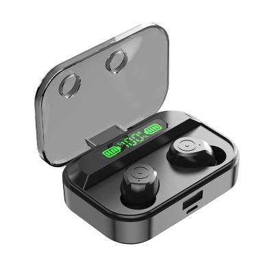 China TG01 In-ear Earphone sports music gaming stereo headsets earbud tws tg01 wireless earphone with led digital display charging case for sale