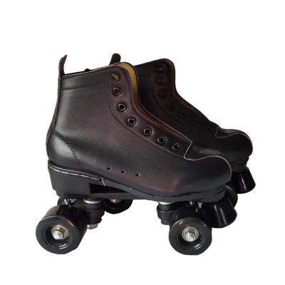 China High Quality Professional Aluminum Skate Scooter Wheels Four Wheels Quad Skate Plates Roller Flashing Skating Shoes for sale