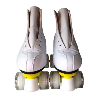 China High Quality Professional Aluminum Skate Scooter Wheels Four Wheels Quad Skate Plates Roller Flashing Skating Shoes for sale