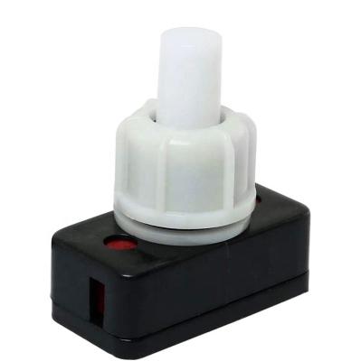 China PBS-17A-2 OFF-ON Table Lamp Latching Lock 2A 250VAC On/Off Push Button Switch for sale