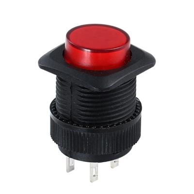 China R16-504AD LED Square Self Lock Latching Push Button Switch R16-504AD for sale