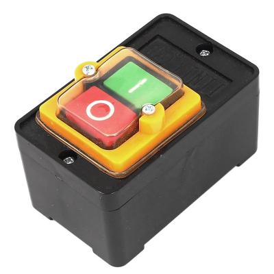 China KAO-5H 10A Start Stop Water Proof Push Button Switch AC 380V W AC 380V On/Off Case KAO-5H for sale