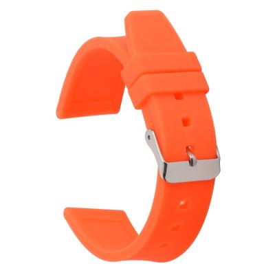 China Wholesale Silicone Smart Watch Band Silicone Rubber Watch Band 20mm 22mm for sale