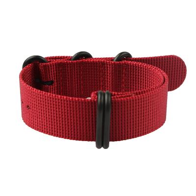 China Nylon Fabric 20mm Custom Manufacture Sport Watch Strap Nylon Watch Bands for sale