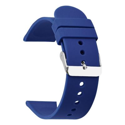 China Replacement Silicone Rubber Strap Wrist Watch Rubber Band for sale