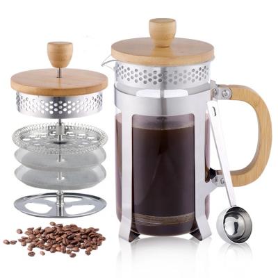 China 10 Eco-Friendly Diver Coffee Cups And Plastic French Press Glass Filter for sale