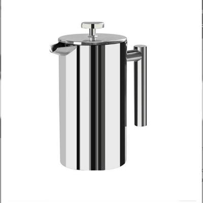 China Good Sustainable 1000ML Double Wall Insulated Stainless Large Coffee Press for sale