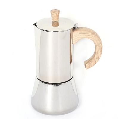 China Sustainable Coffee Maker Stove Top Stainless Steel Pot Mocha Espresso Italian Coffee Maker for sale