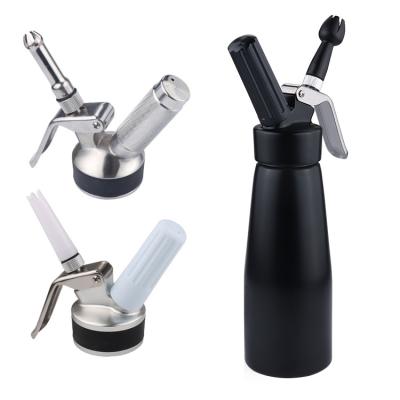 China Sustainable Aluminum Ice Cream Dispenser Whipped Cream Whipper 1000ml for sale