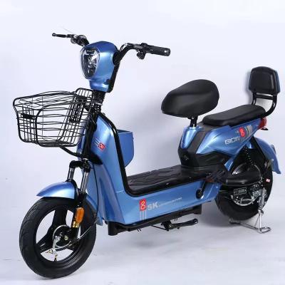 China Aluminum Alloy Electric Bicycle Wholesale Detachable Battery Adult E-Bike With Pedals for sale