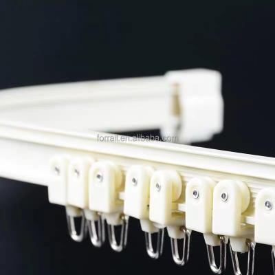 China Contemporary Aluminum Flexible Curtain Track And Forrail for sale