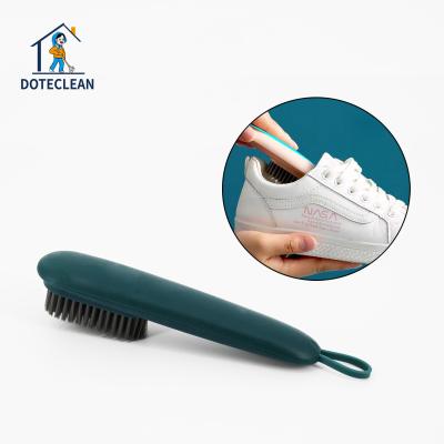 China Amazon Sustainable Hot Selling Hand Scrub Laundry Plastic Soft Cleaning Brushes With Longer Handle For Cloth Shoes Bathroom Floor Cleaning for sale