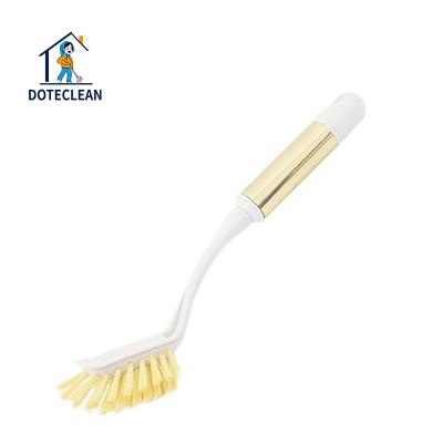 China Golden-012 Sustainable Multifunctional PET Comfortable Handle PP+TPR Kitchen Cleaning Brush for sale