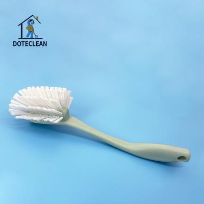 China Sustainable Multifunctional Comfortable Handle Kitchen Cleaning Plastic Brush for sale