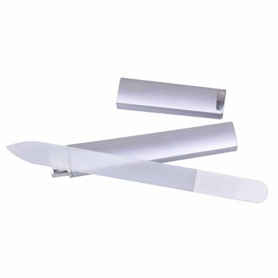 China Eco-friendly Amazon Hot Sell durable nail filerTransparent Crystal Glass nail filer for sale