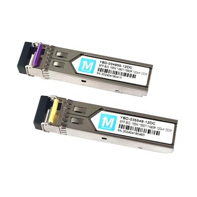 China 155M BIDI LC Interface 100km 1490nm/1550nm DDM WDM Simplex Optical Module Transceiver SFP Module Connectivity Solutions for sale