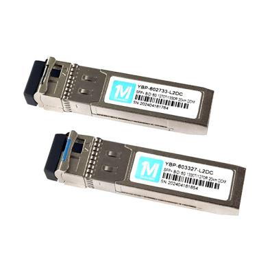 China 20km Distance 6G SFP BIDI 1270nm/1330nm WDM LC Connector DDM Optical Transceiver for FTTX Fiber Network Module Network for sale