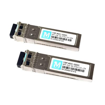 China 10G SFP Singlemode Module 2km Distance 1310nm LC DDM SMF 10GB Optical Module for sale