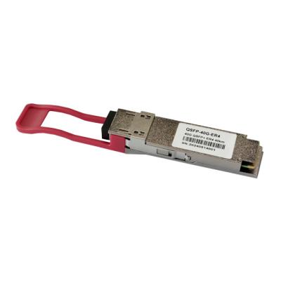 China 40G qsfp 1310nm 40km ER4 LC Optical module Network Data Rate 40Gbps QSFP-40G-ER4 DDM Compatible qsfp transceiver module for sale