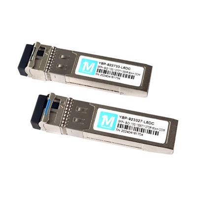 China 10G SFP BIDI LC DDM Optical Transceiver 60km 1270nm/1330nm WDM for High Availability Data Transfer for sale