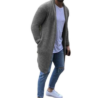 China 2022 European and American Fashion Sweater Custom Lapel Anti-wrinkle Men Long Sleeve Sweater Plus Size Cardigan Knitwear for sale